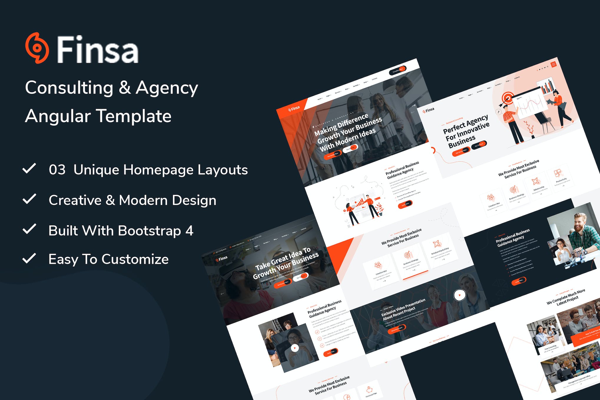 Finsa –  Consultancy & Business Angular Template