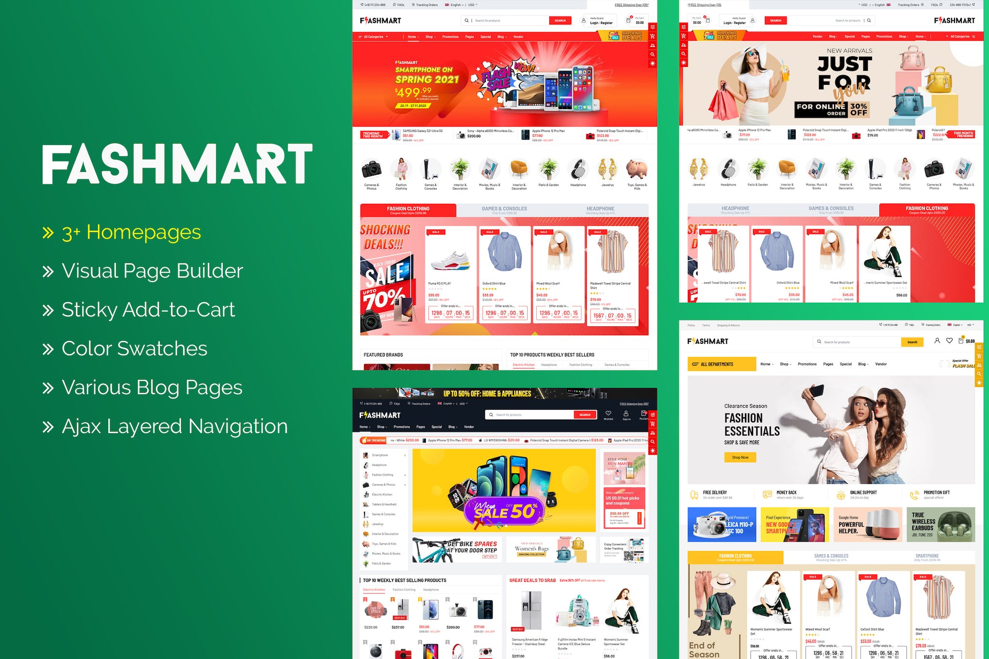 FlashMart – Multipurpose Sections Shopify Theme