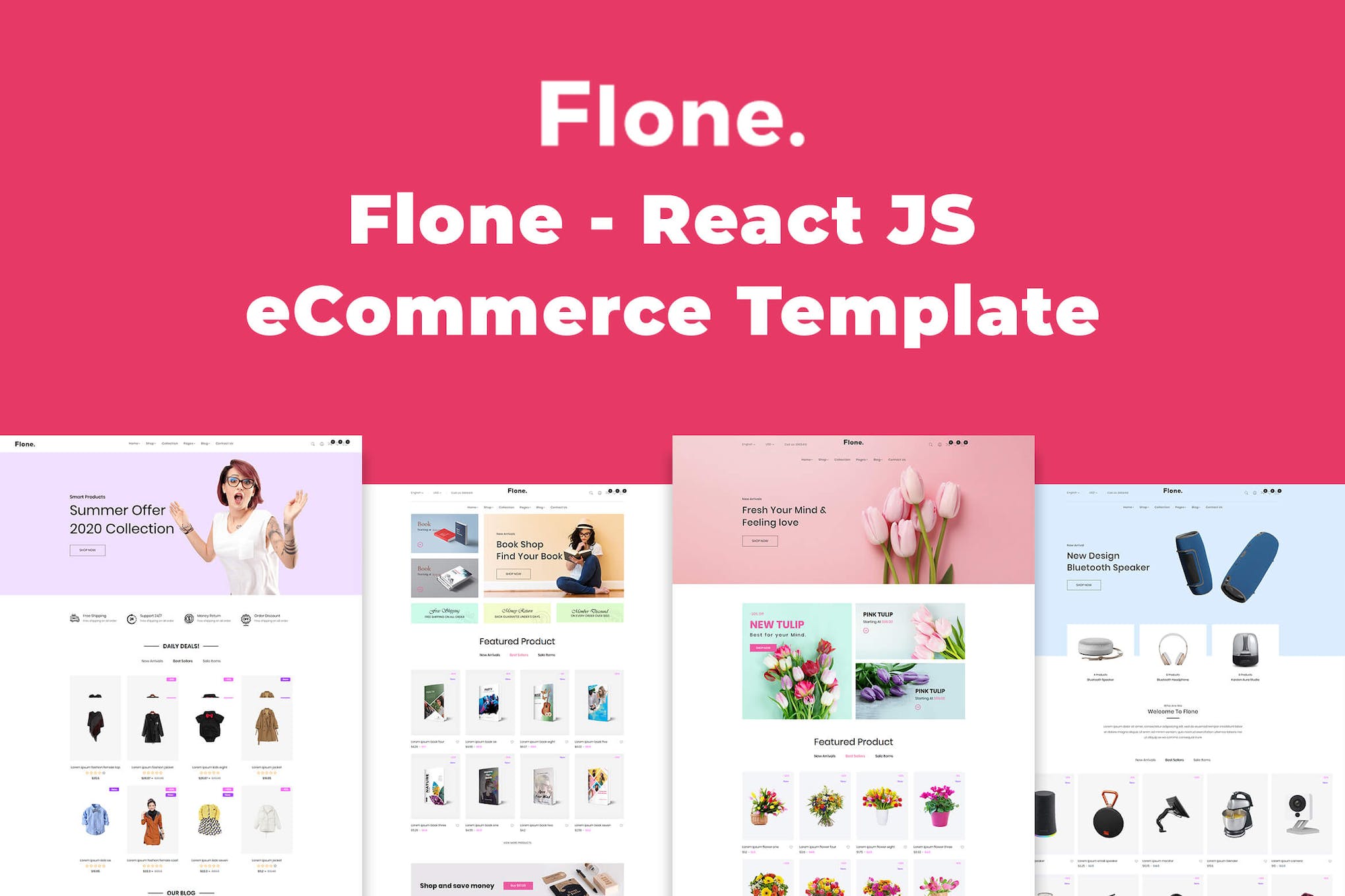 Flone – React eCommerce Template