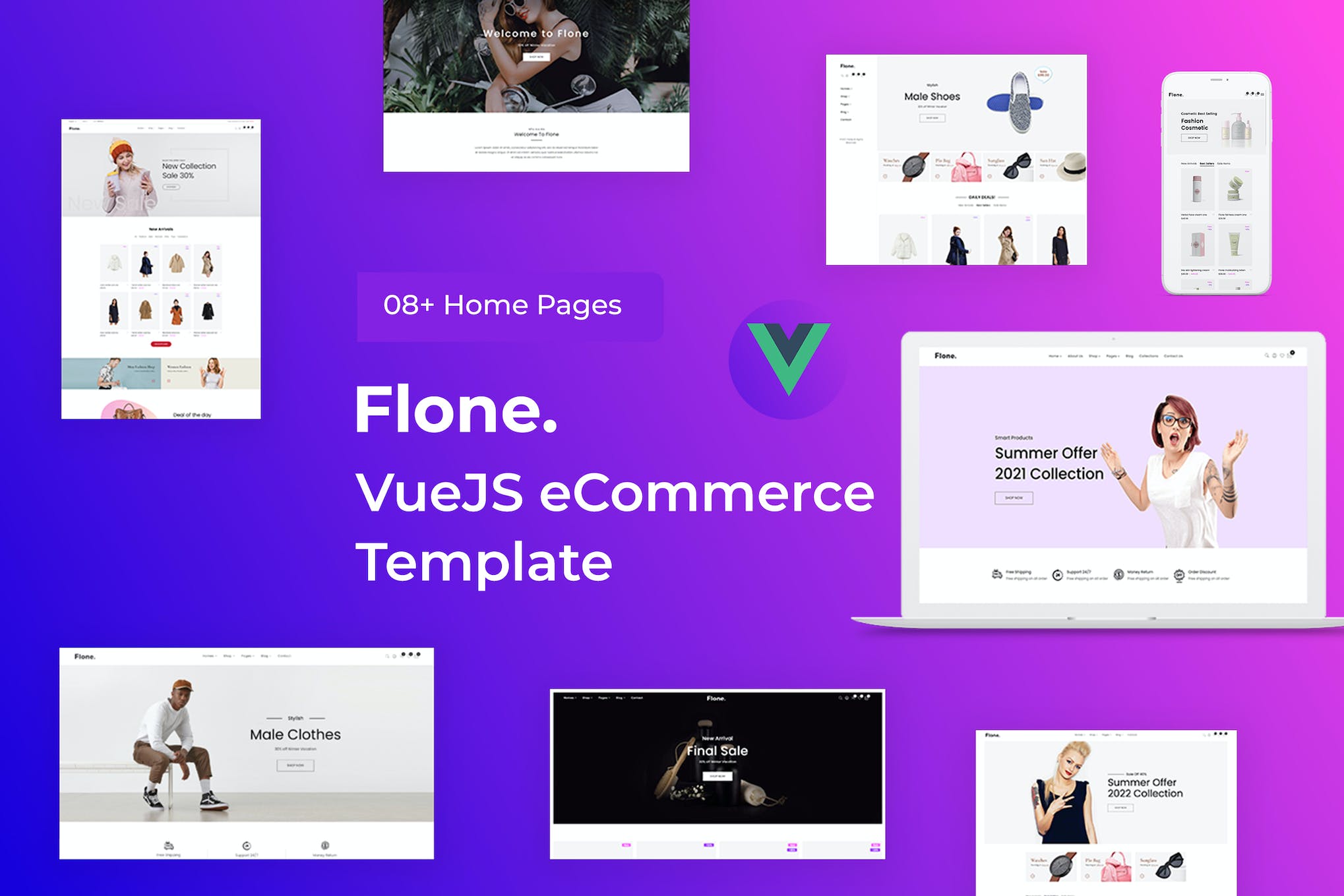 Flone – VueJS eCommerce Template