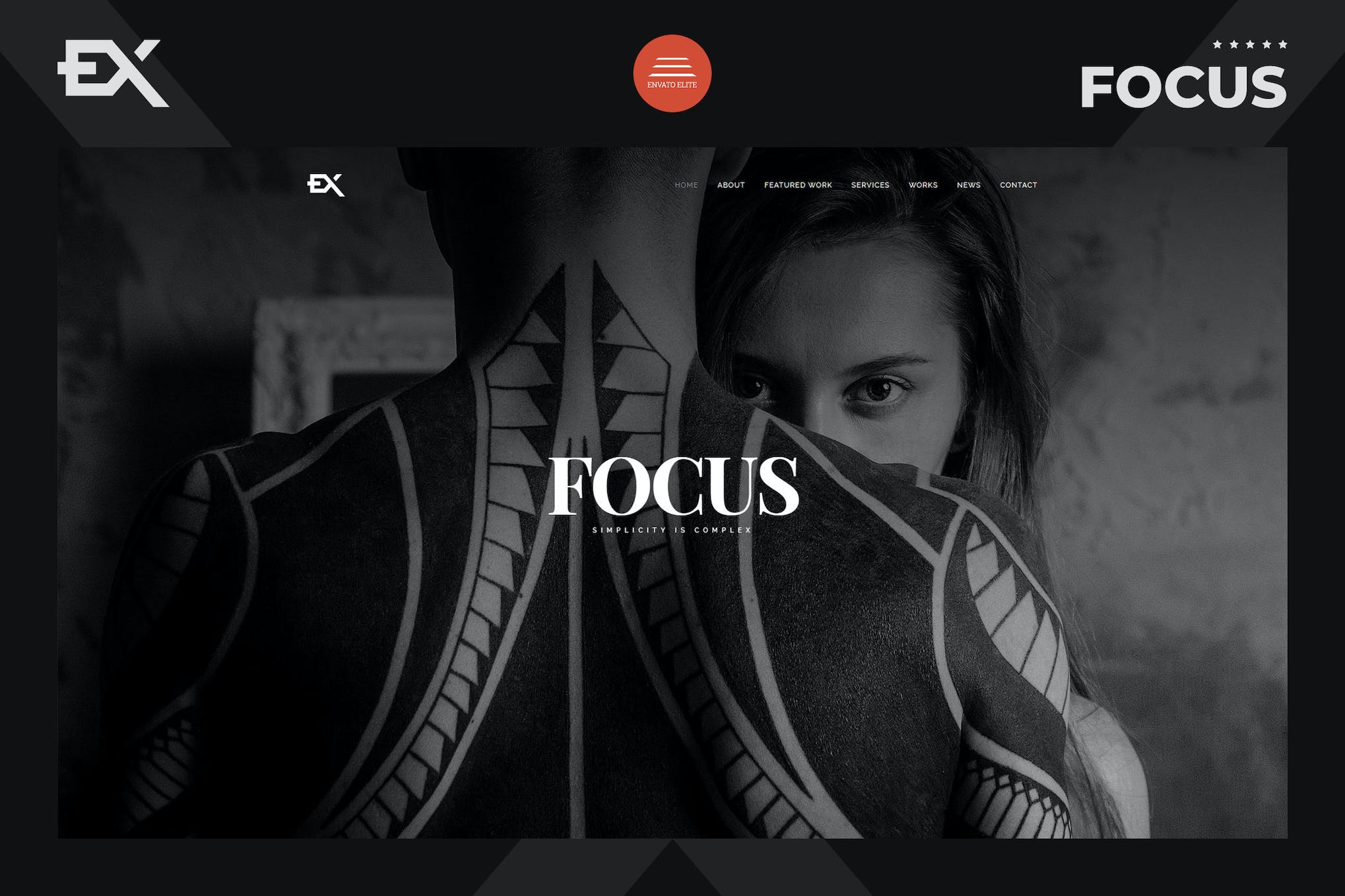 Focus – Photography Portfolio Template