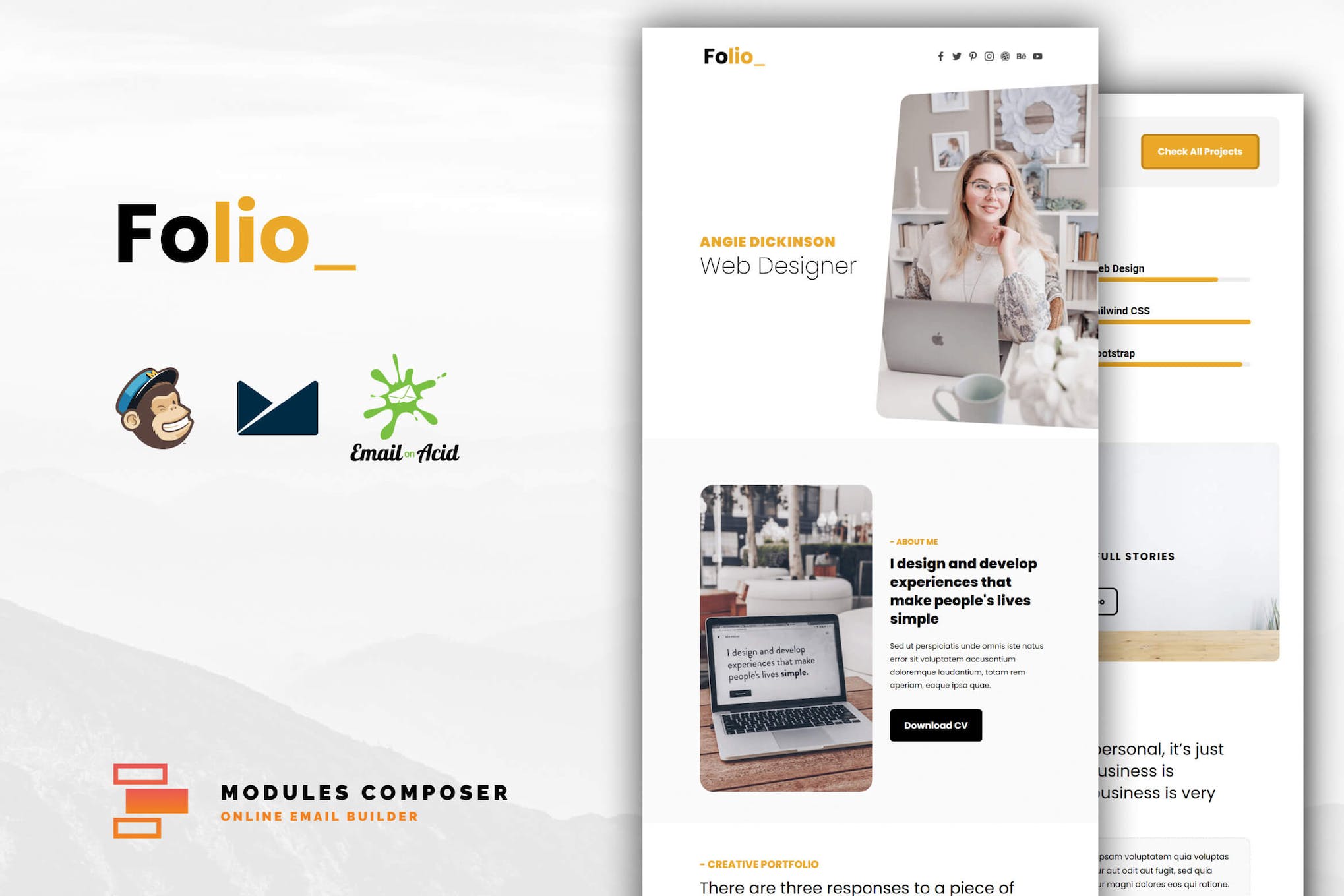 Folio – Portfolio Responsive Email Template