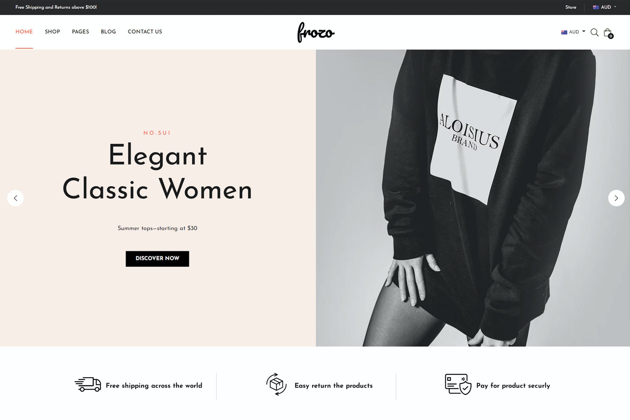 Frozo – Clothing and Fashion Shopify Theme