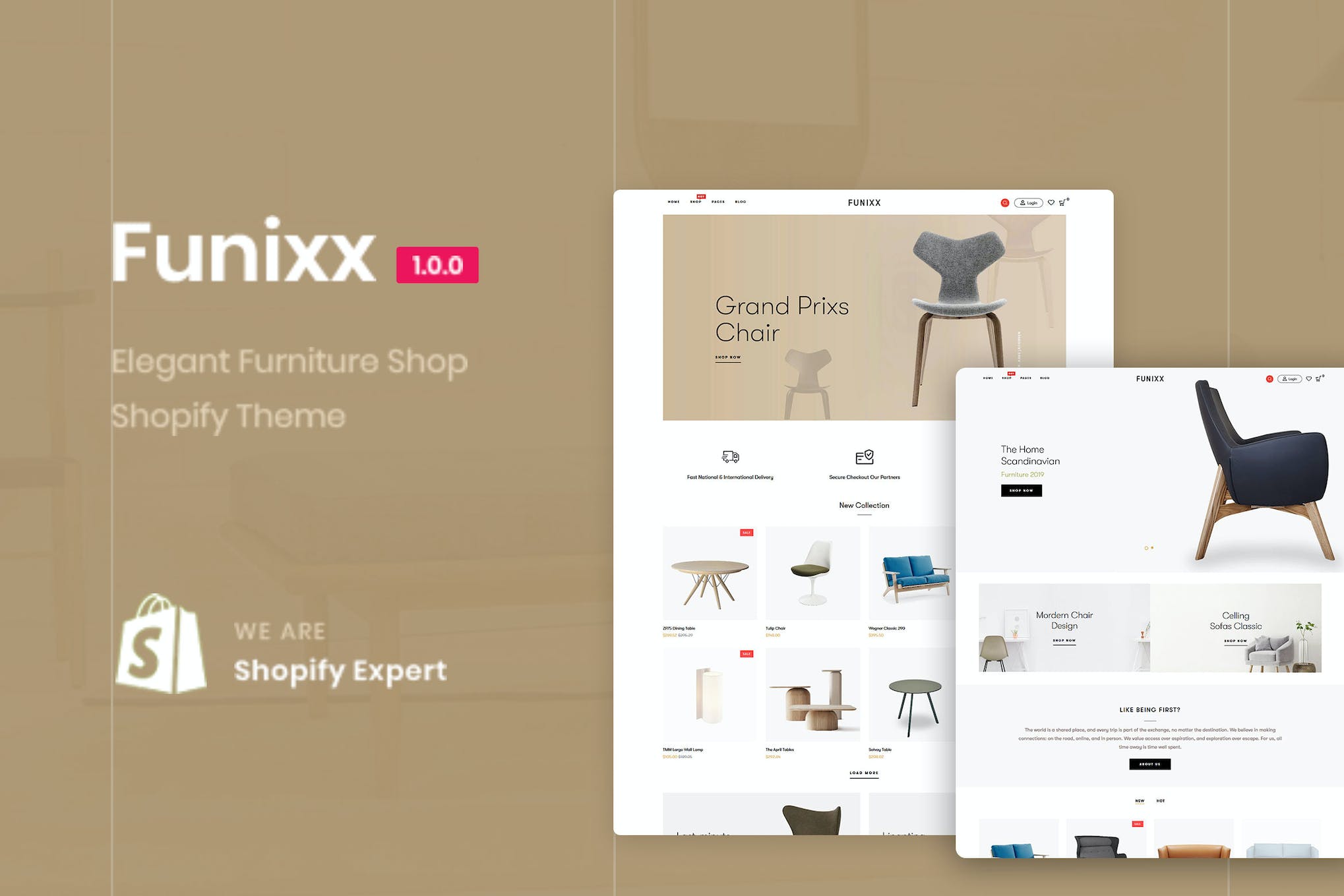 Funixx – Elegant furniture shop for Shopify