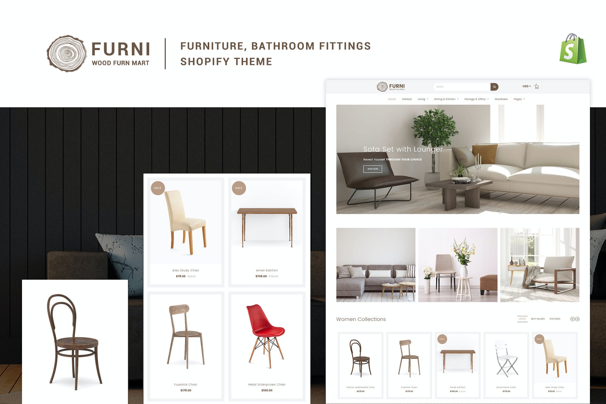 Furni – Furniture, Bathroom Fittings Shopify Theme