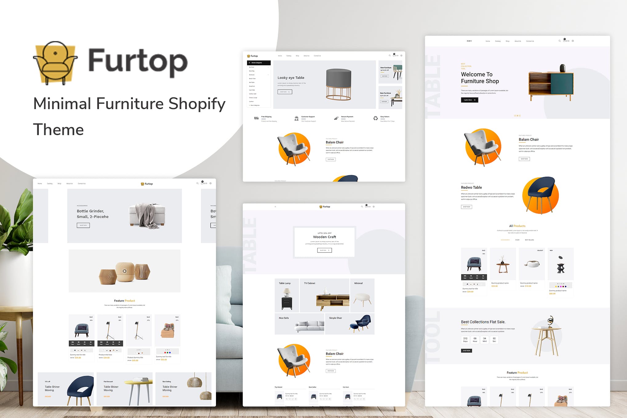 Furtop – Minimal Furniture Shopify Theme