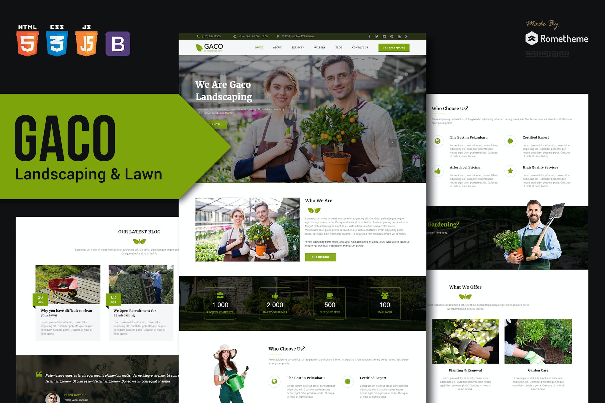 Gaco – Landscaping & Gardening HTML Template RS