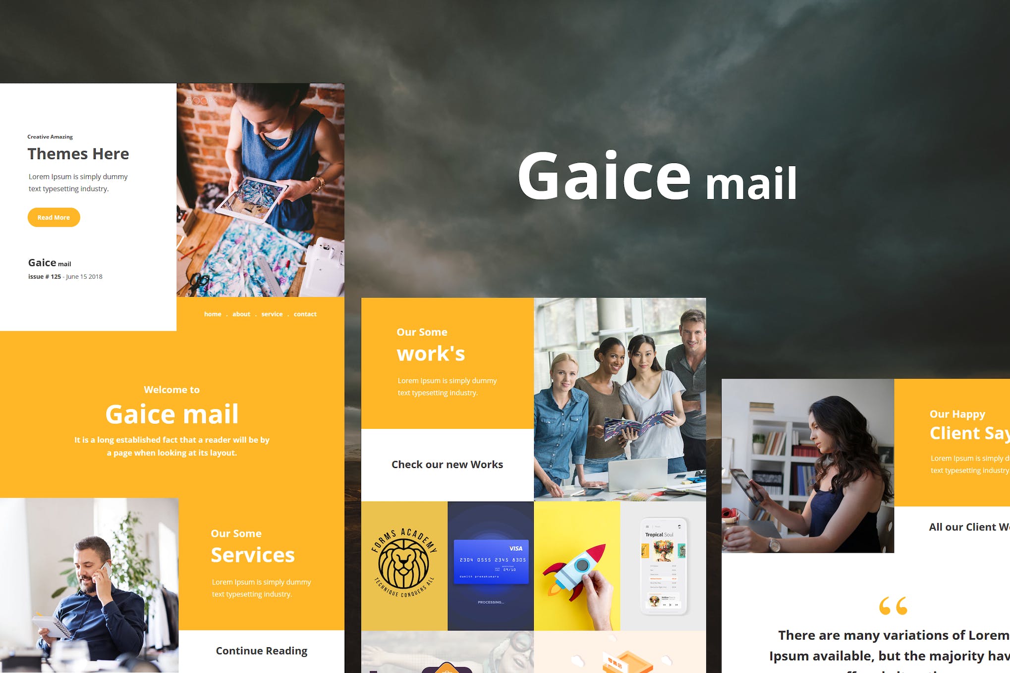 Gaice Mail – Responsive E-mail Template