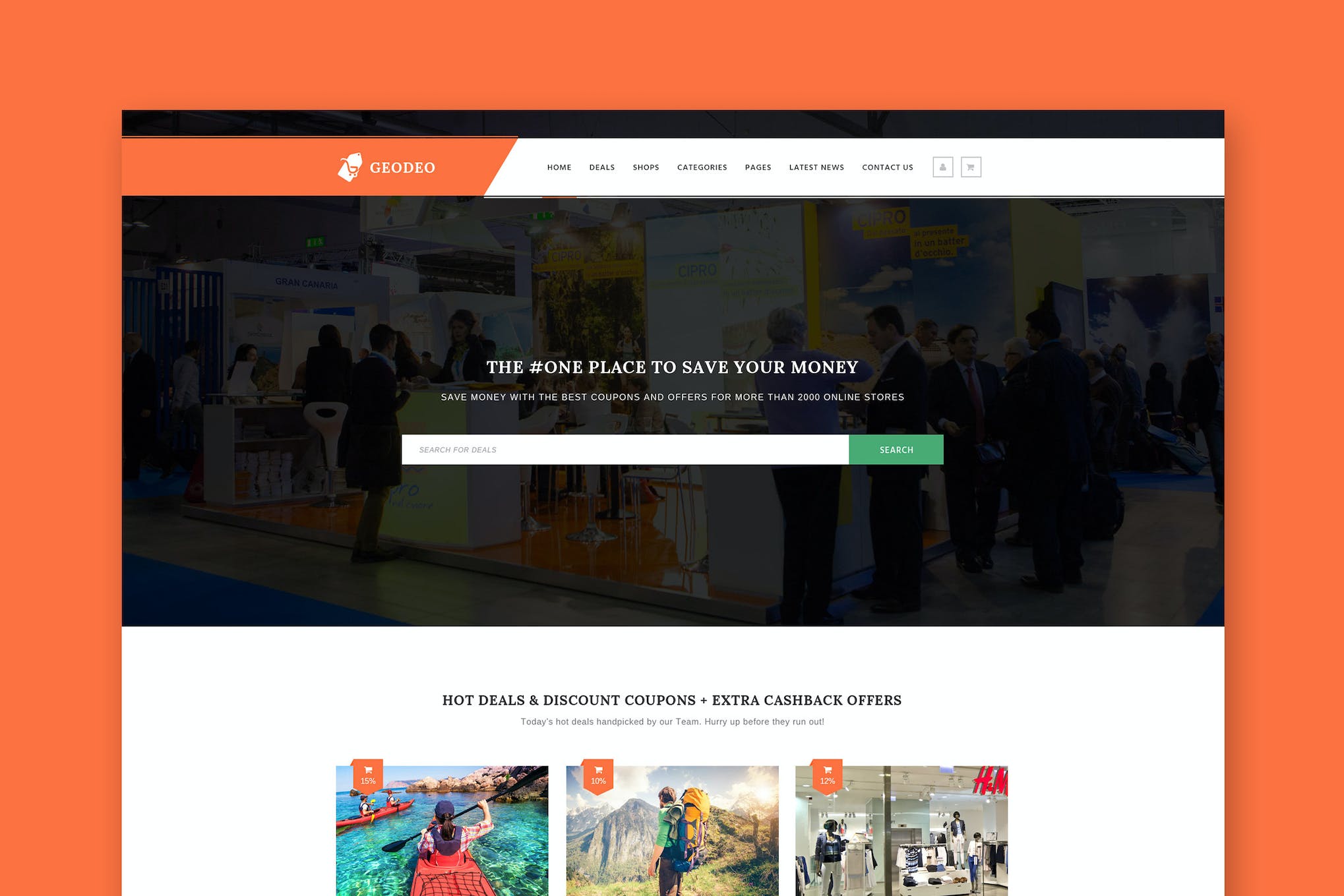 Geodeo – Coupon & Deals HTML Template
