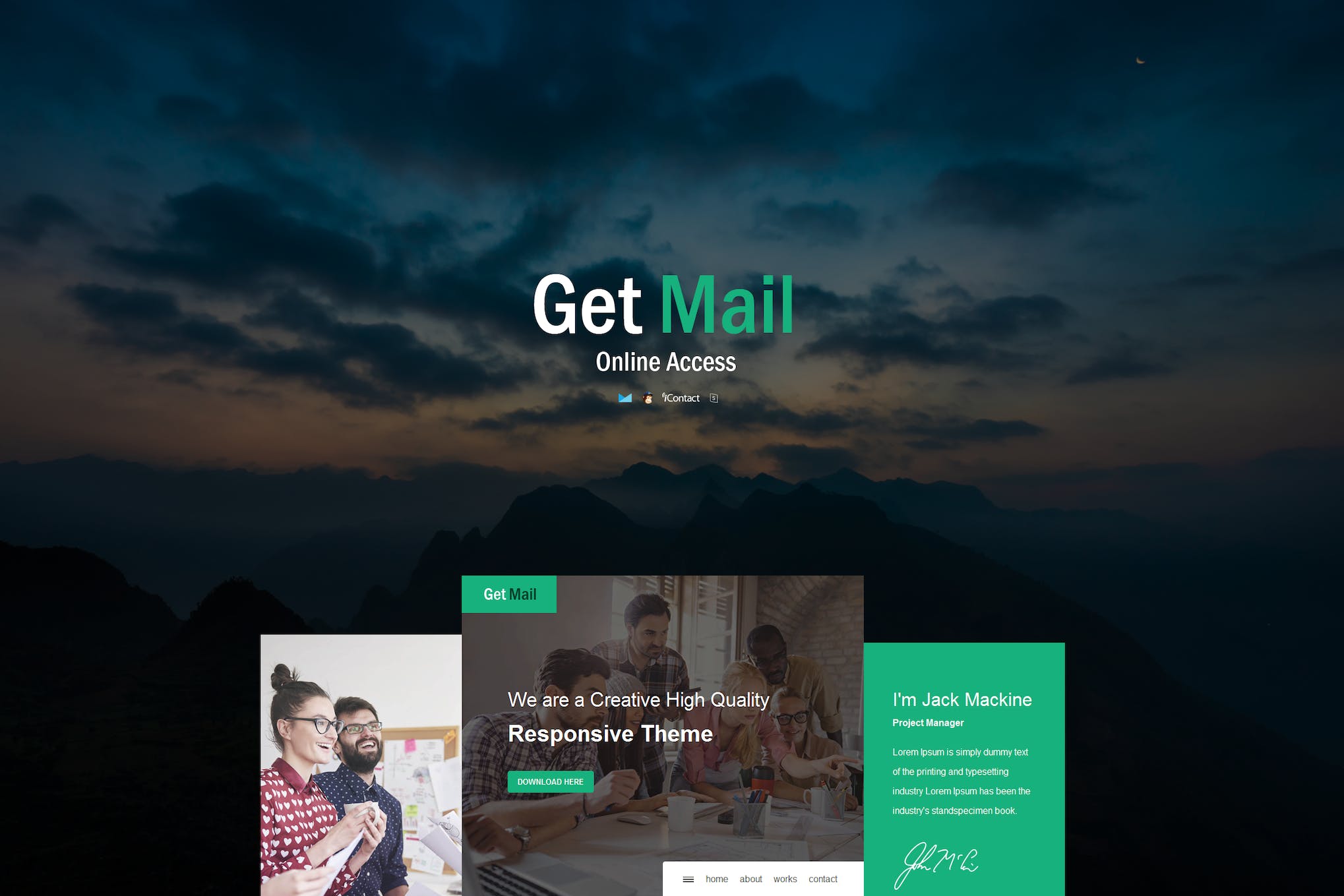 Get Mail – Responsive E-mail Template