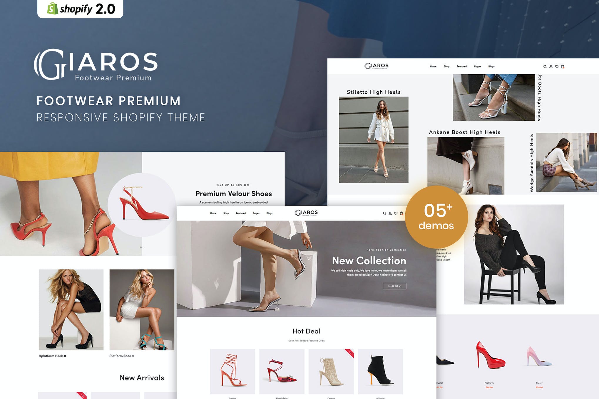 Giaros – Footwear Premium Responsive Shopify Theme