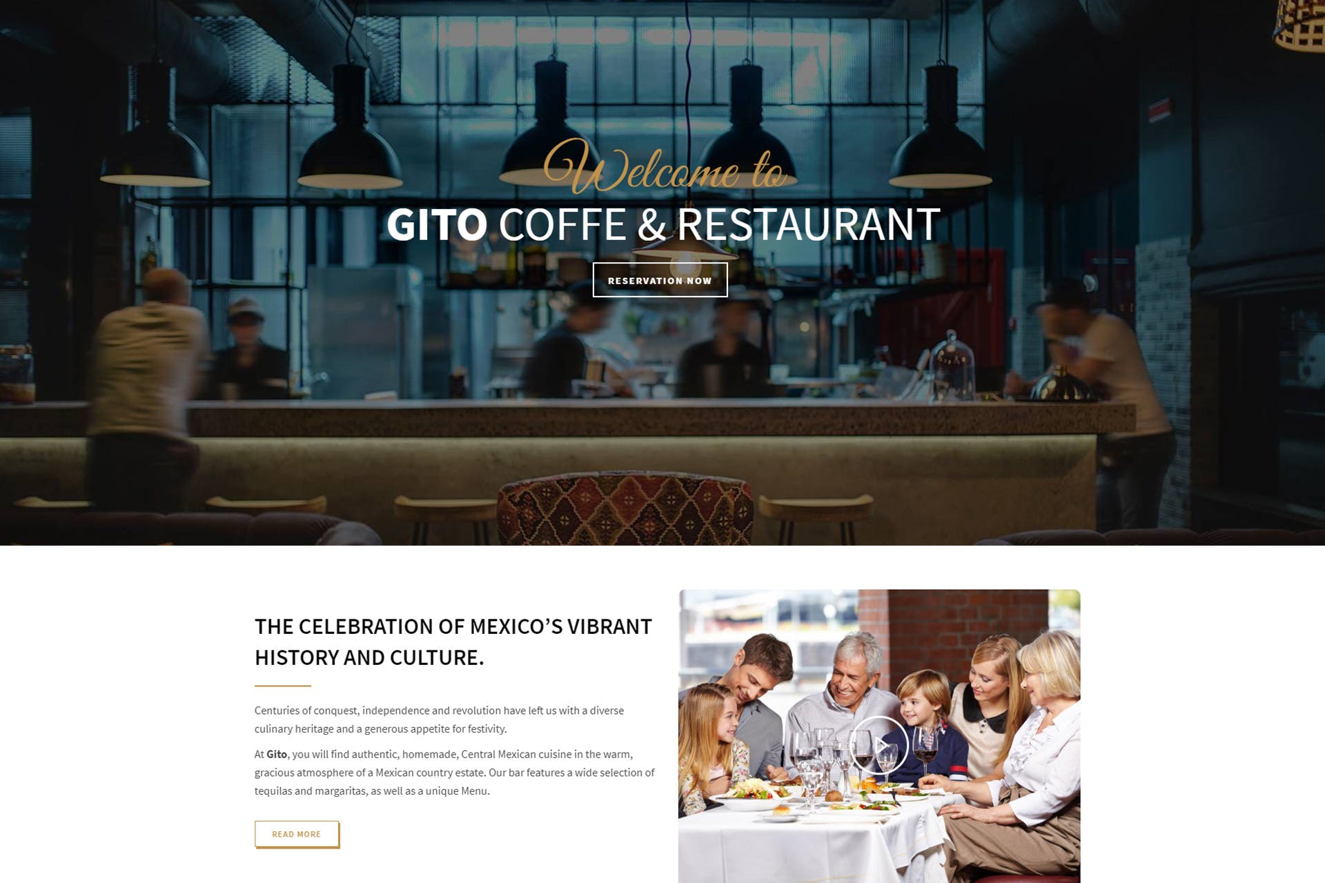 GITO – Cafe & Restaurant Drupal Theme