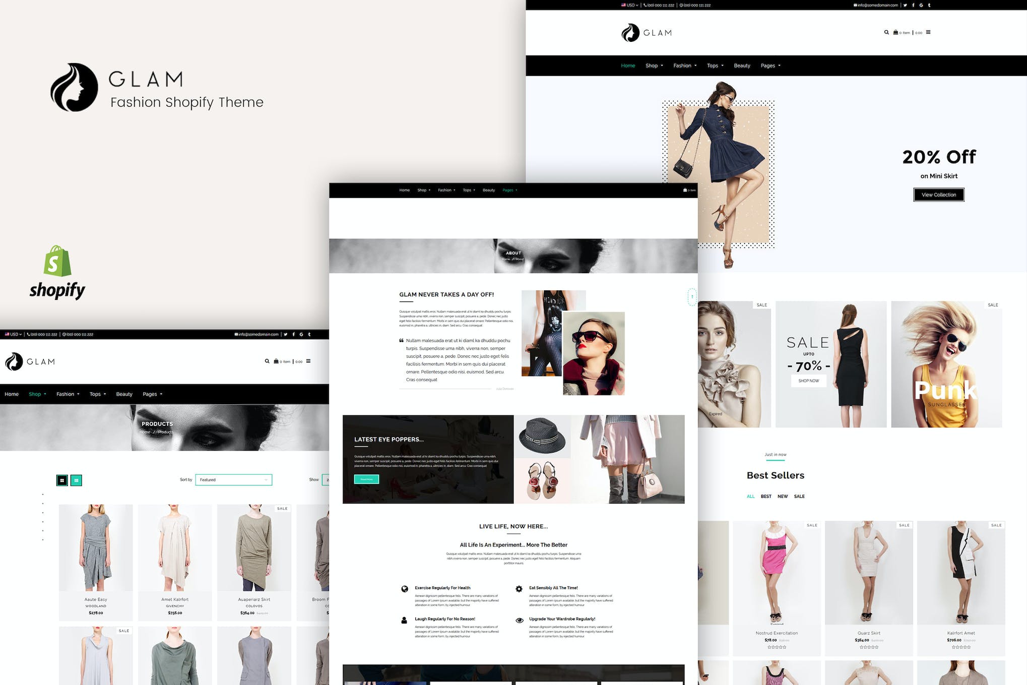 Glam – Fashion Shopify Theme