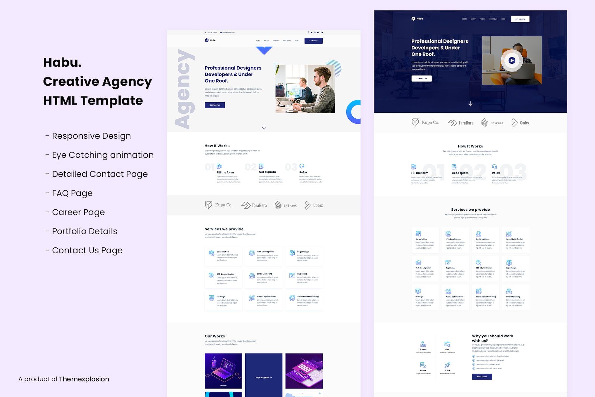 Habu – Creative Agency, Digital Agency Template