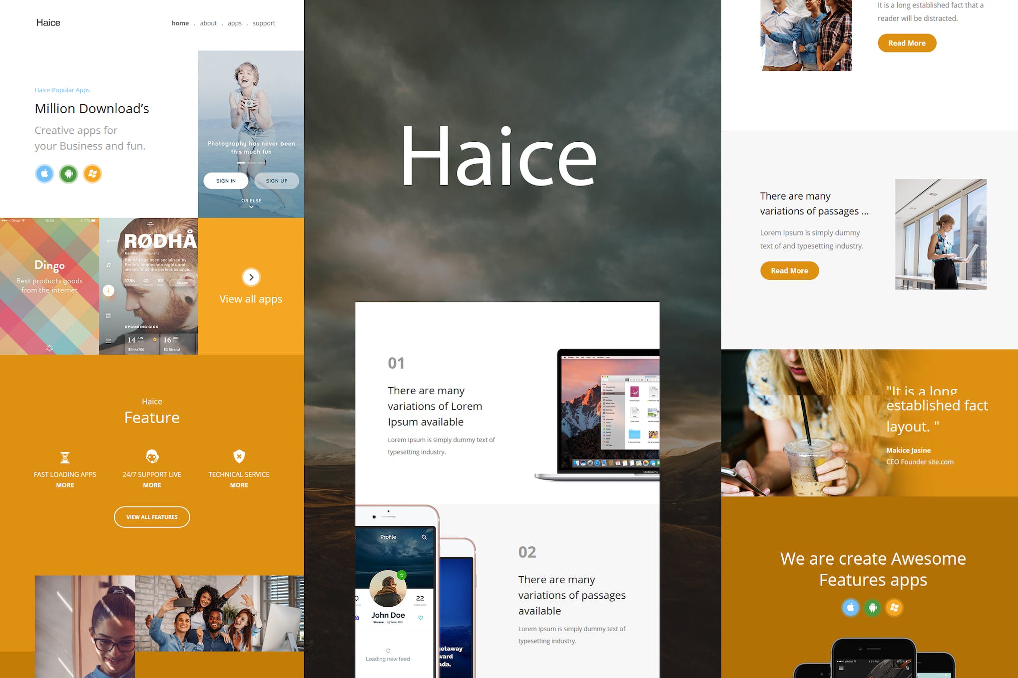 Haice Mail – Responsive E-mail Template