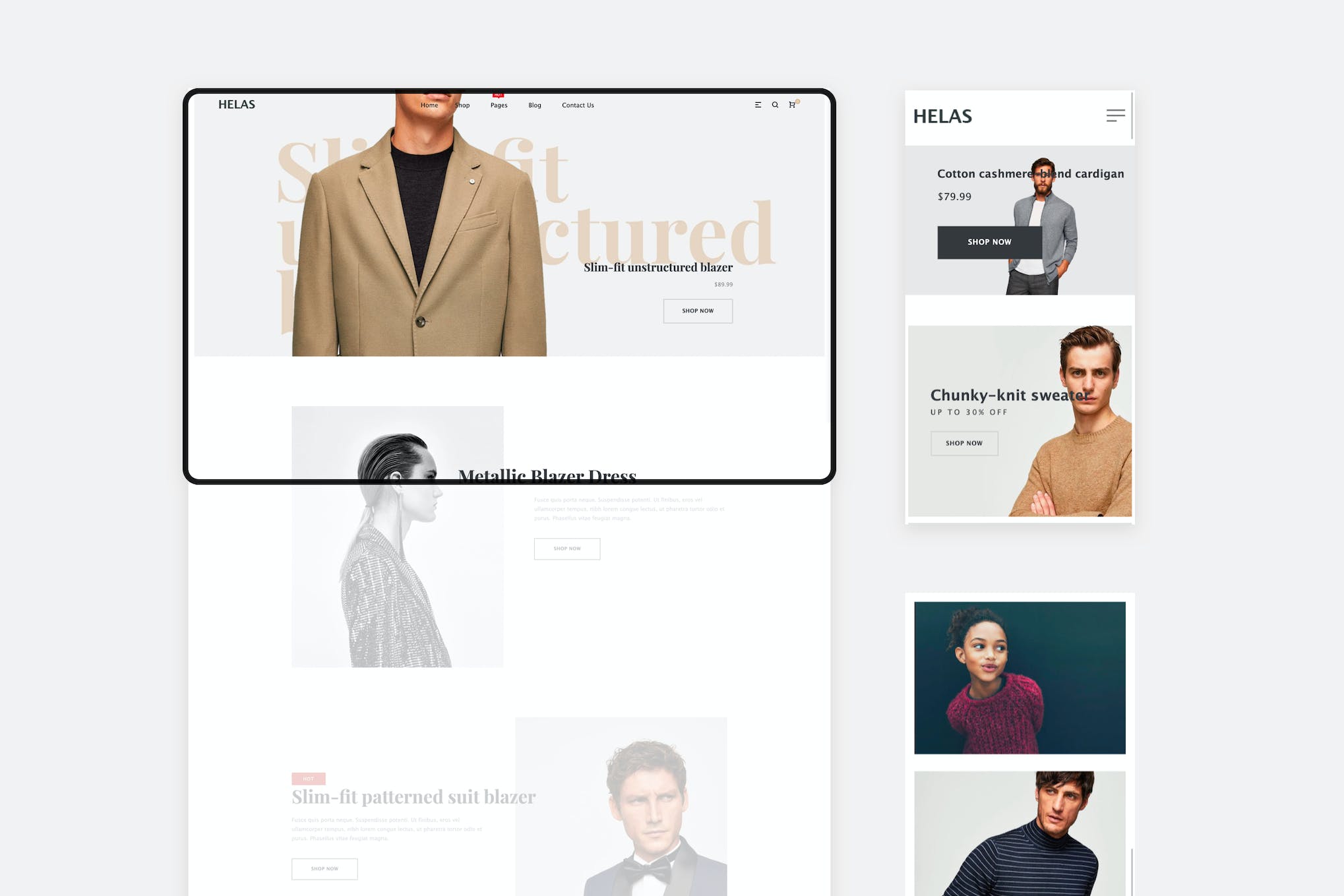 Helas – Minimal Shopify Theme