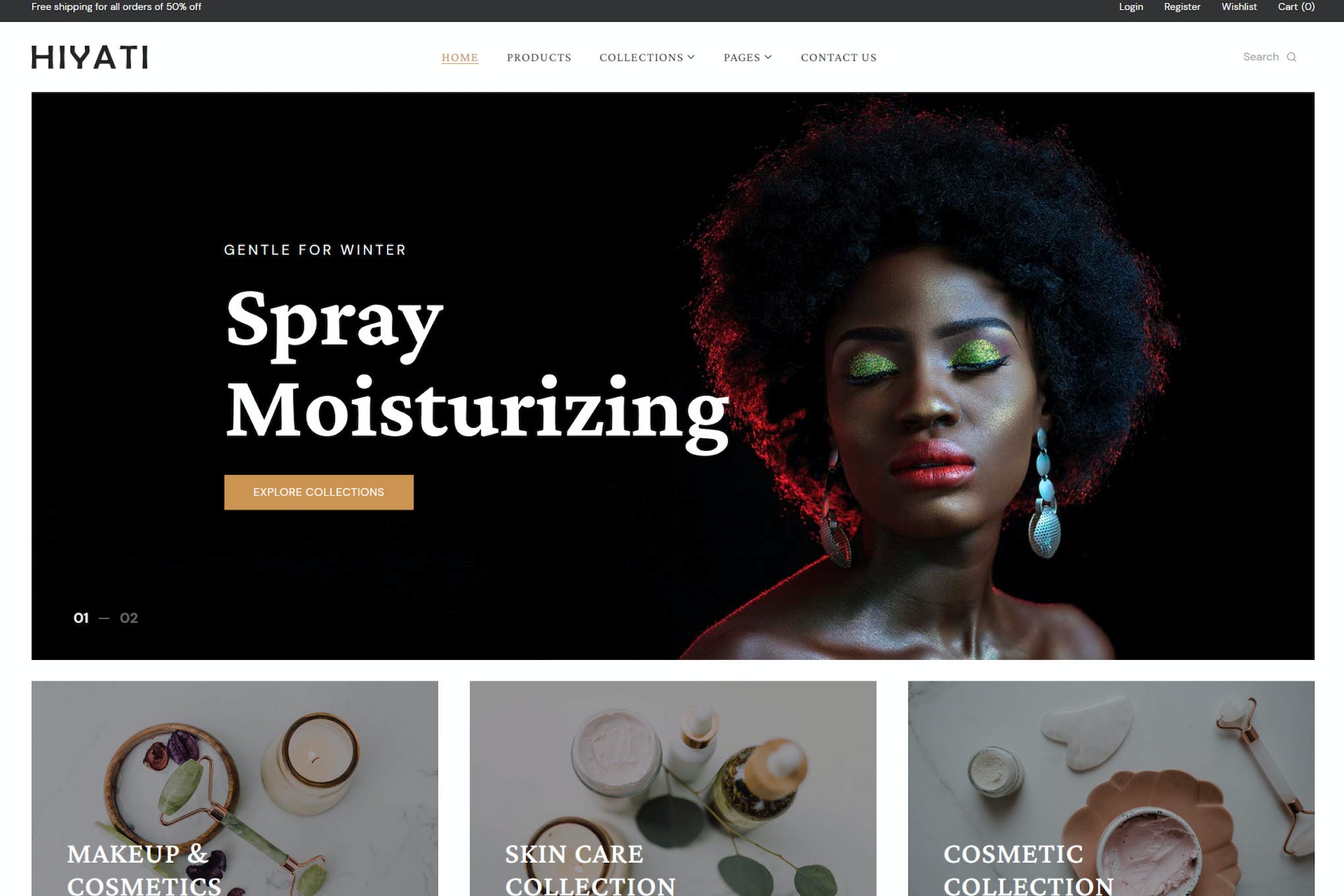 Hiyati – Beauty & Cosmetics Shopify Theme