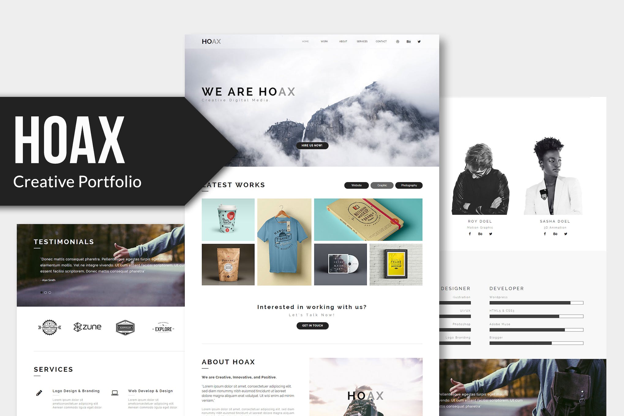 HOAX – Creative Multipurpose HTML Template