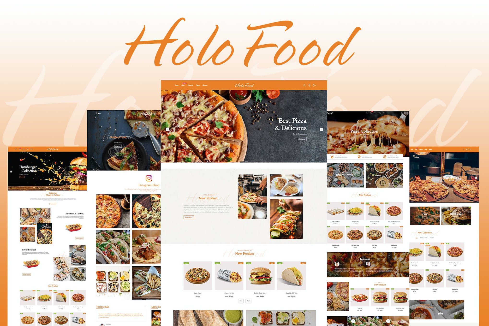 HoloFood – Fast Food & Restaurant Shopify Theme