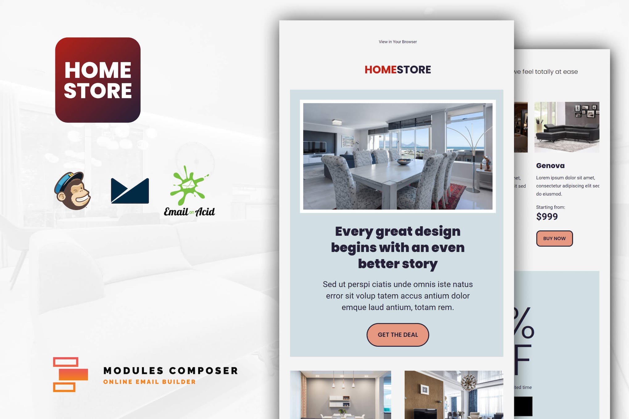 Homestore – E-Commerce Responsive Email Template