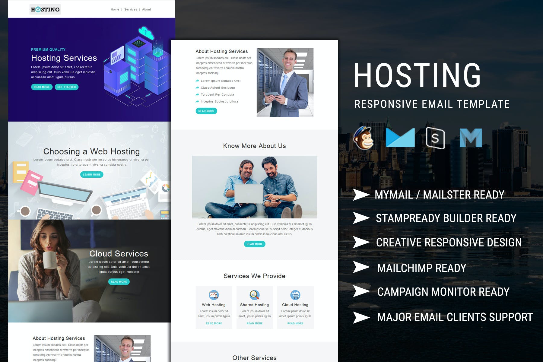 Hosting – Multipurpose Responsive Email Template