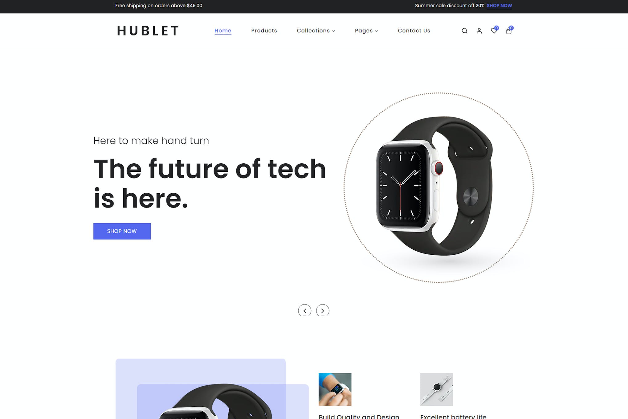 Hublet – The Single product Shopify Theme