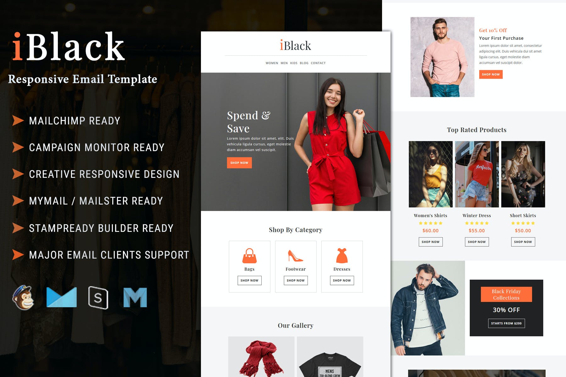 iBlack – Black Friday Email Newsletter Template