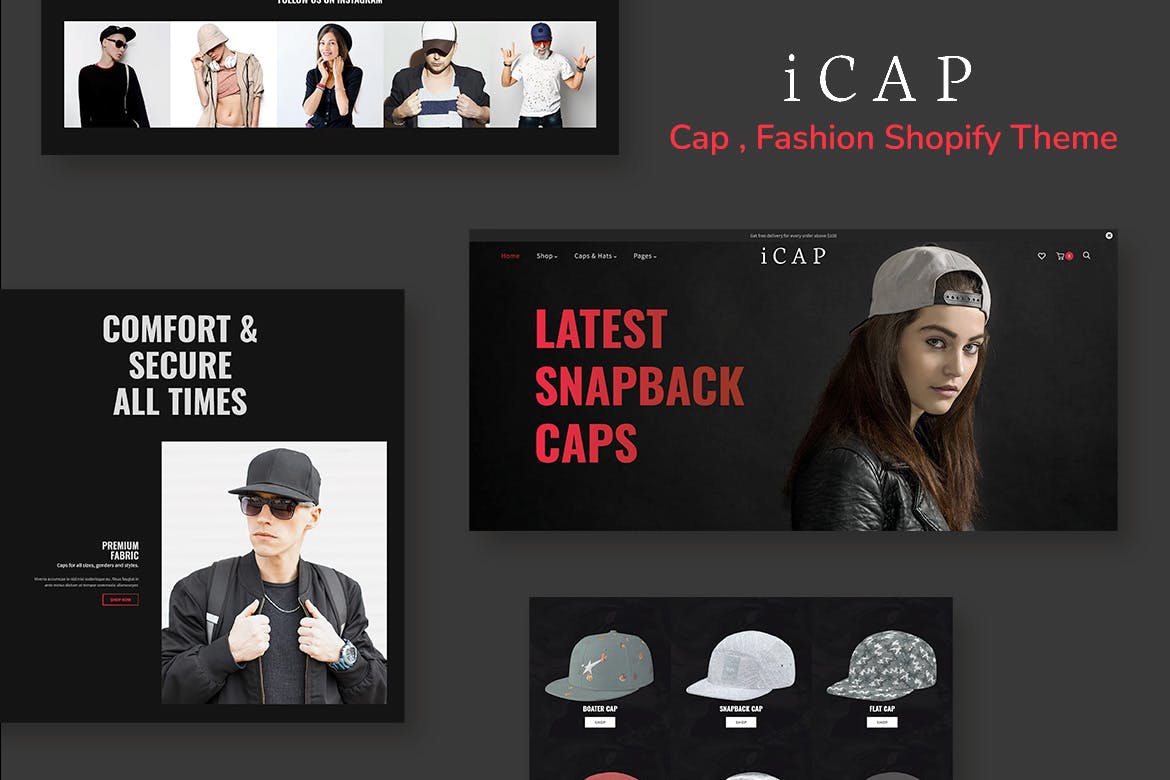 icap – Caps, Fashion Shopping Shopify Theme