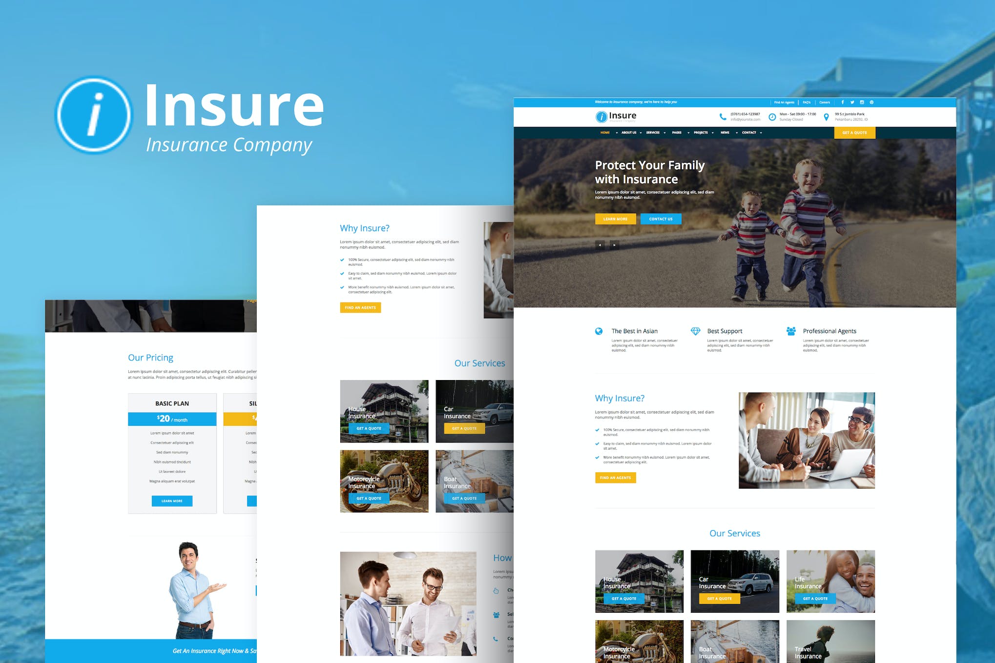 Insure – Insurance & Business HTML Template