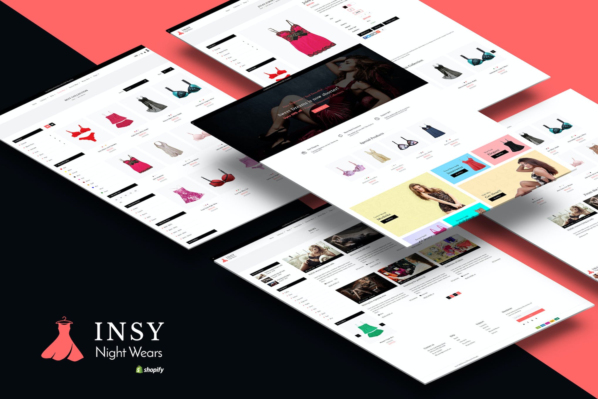 Insy | Inner Wear Shopify Theme