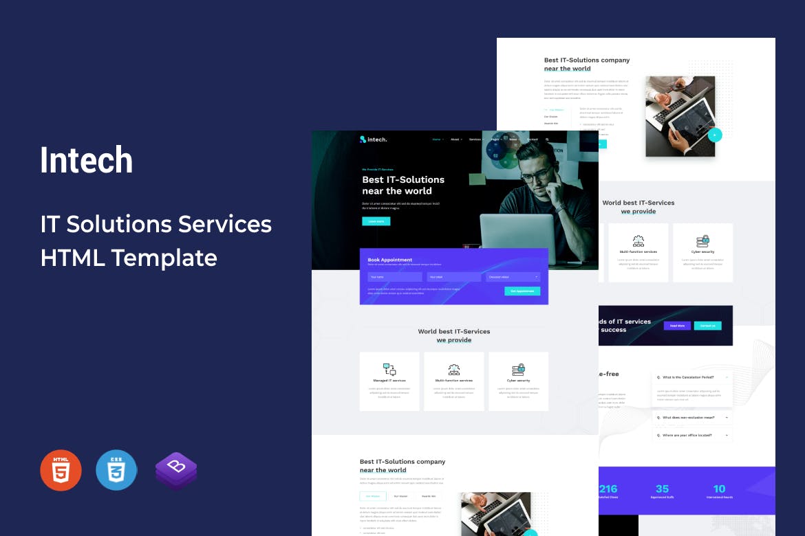 Intech – IT Solutions and Services Template