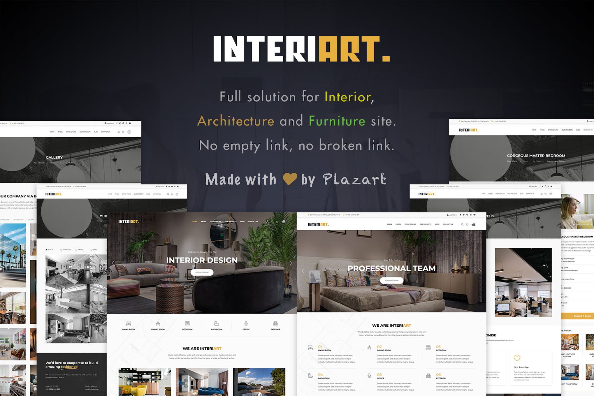 InteriArt – Furniture & Interior Joomla 4 Template