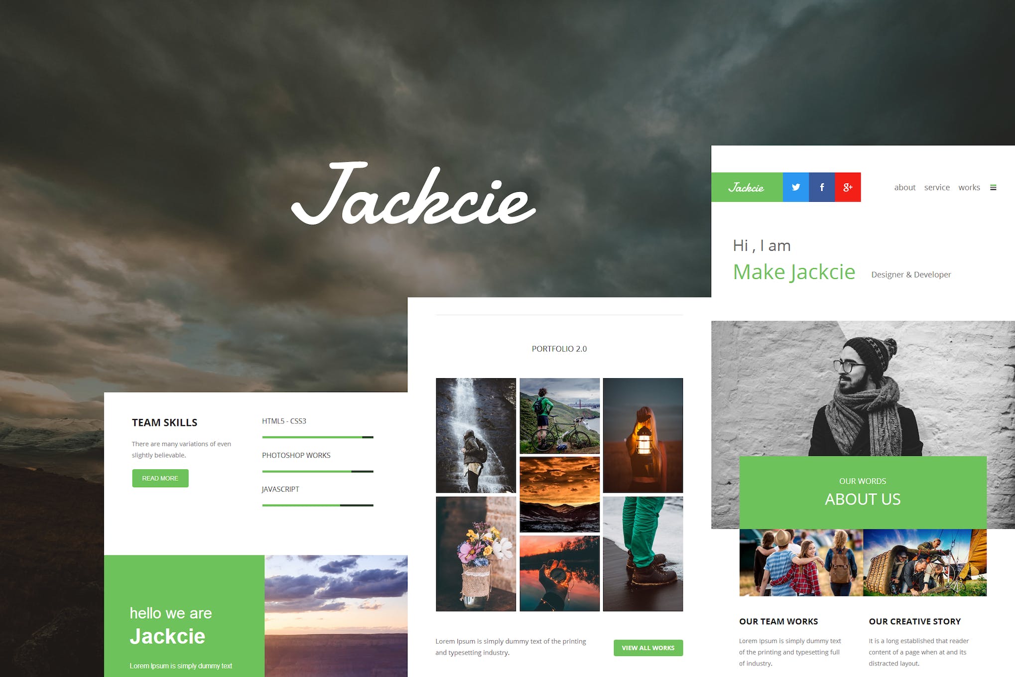 Jackcie Mail – Responsive E-mail Template