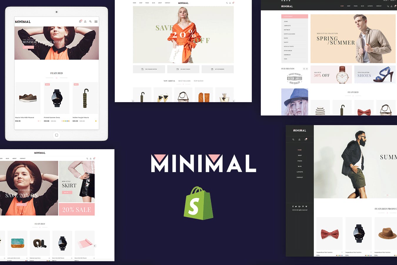 JMS Minimal – Responsive Shopify Theme