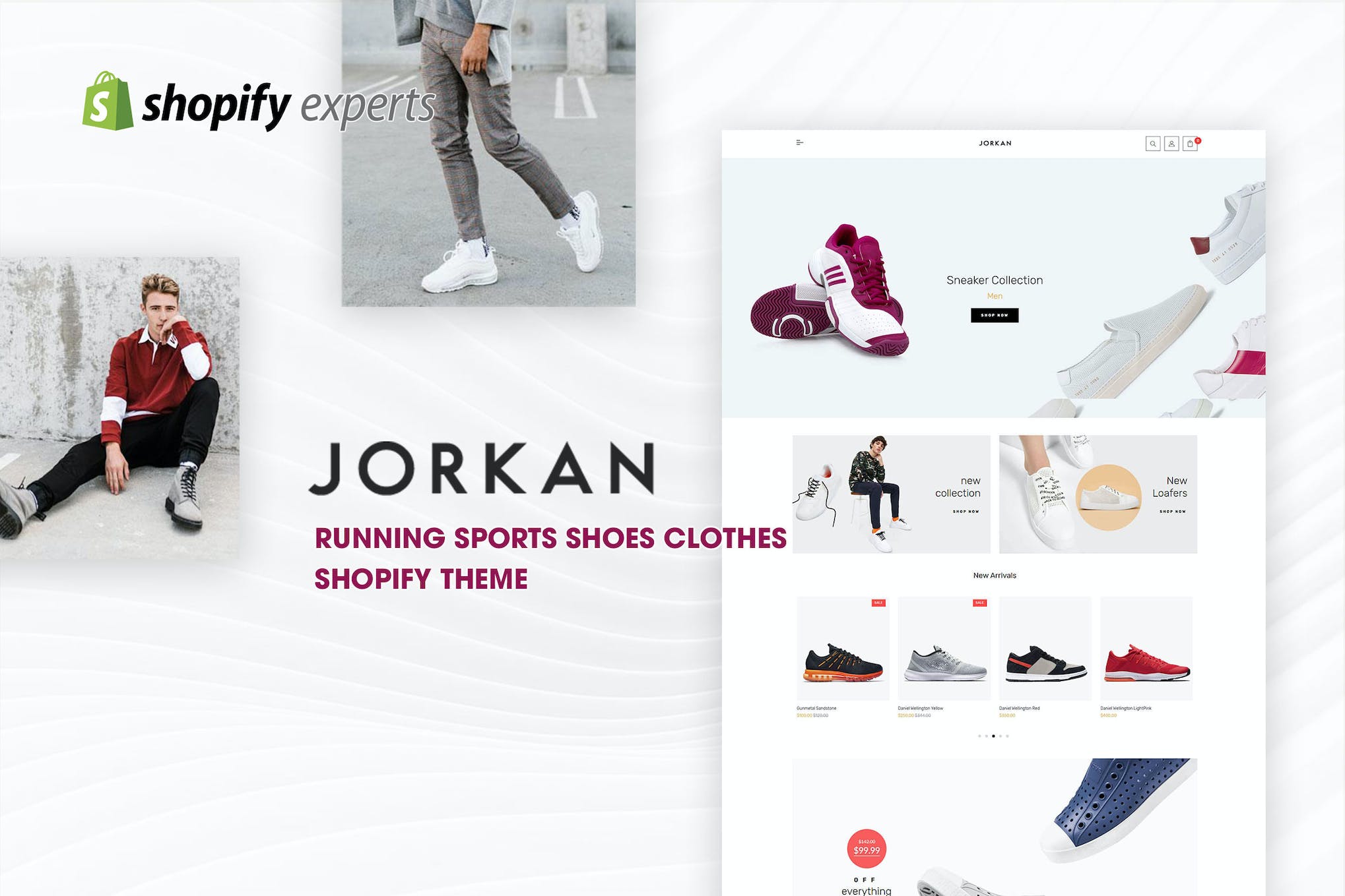 Jorkan – Running Shoes Clothes Shopify Theme