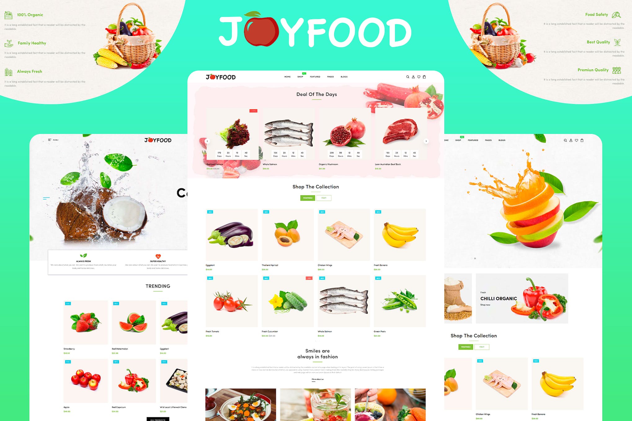 JoyFood – Grocery Supermarket Shopify Theme