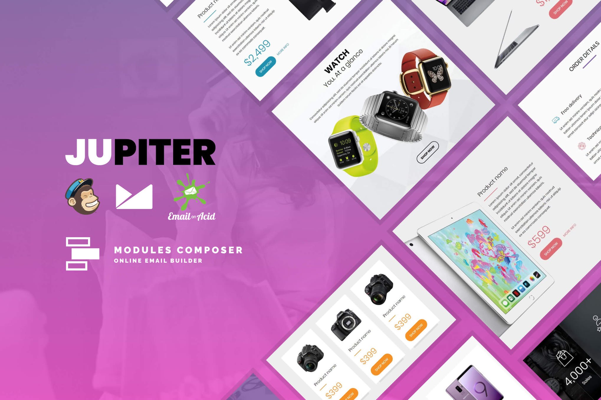 Jupiter – E-commerce Responsive Email Template