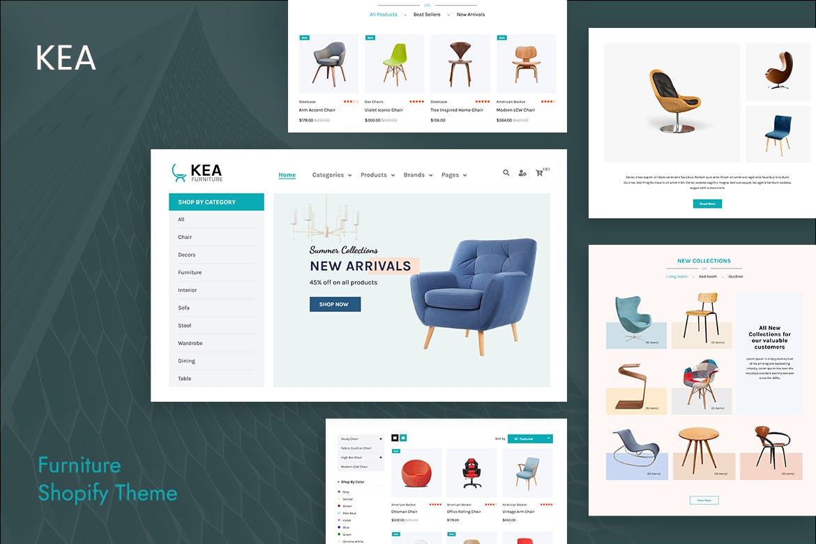 Kea – eCommerce Interior, Furniture Shopify Theme