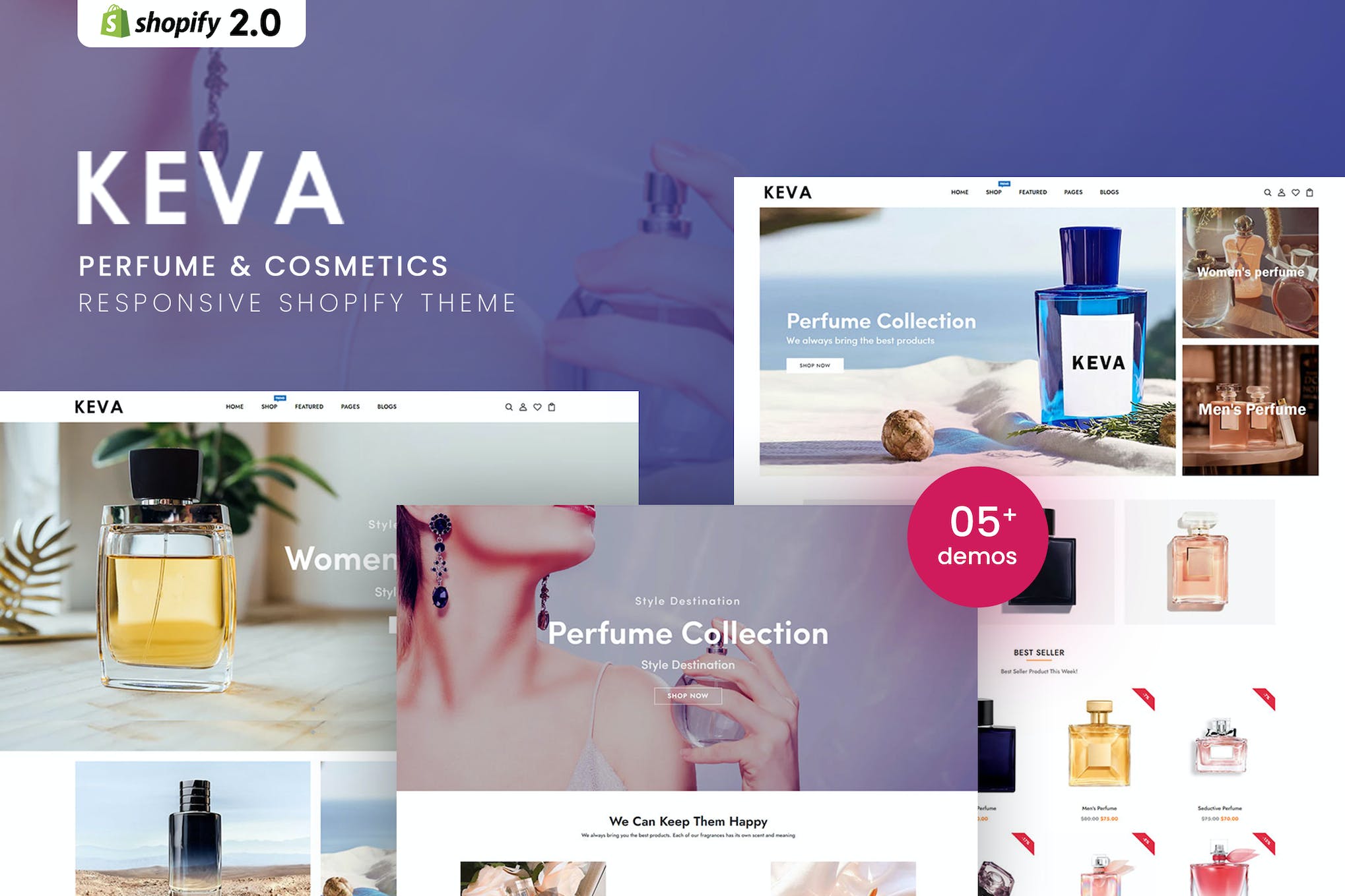 Keva – Perfume And Cosmetics Shopify Theme