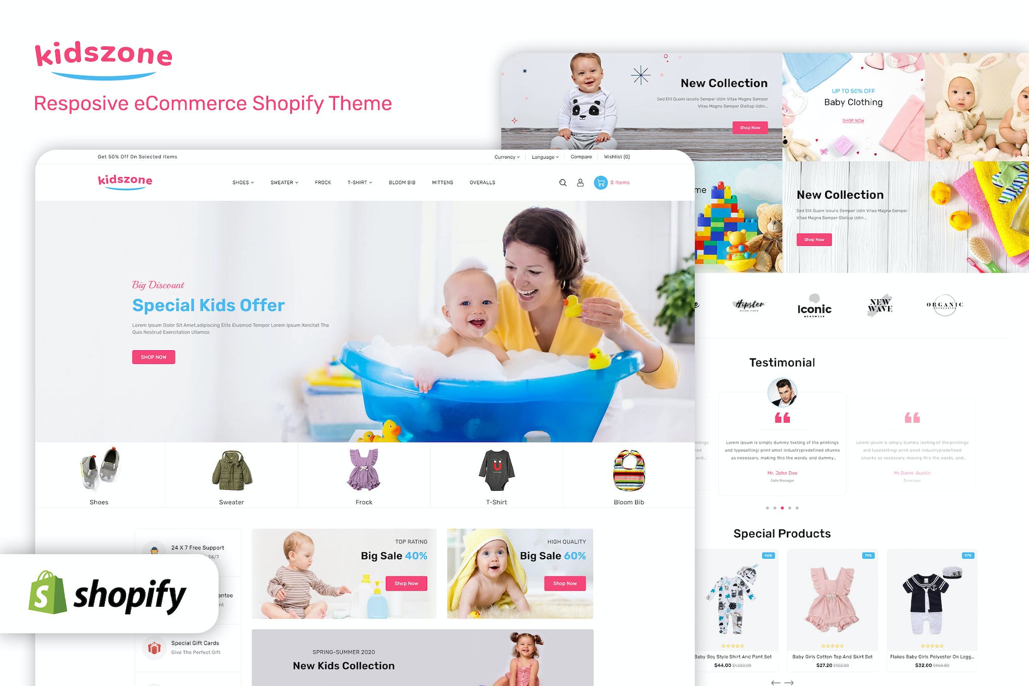 KidsZone – Kids & Children Fashion Shopify Store