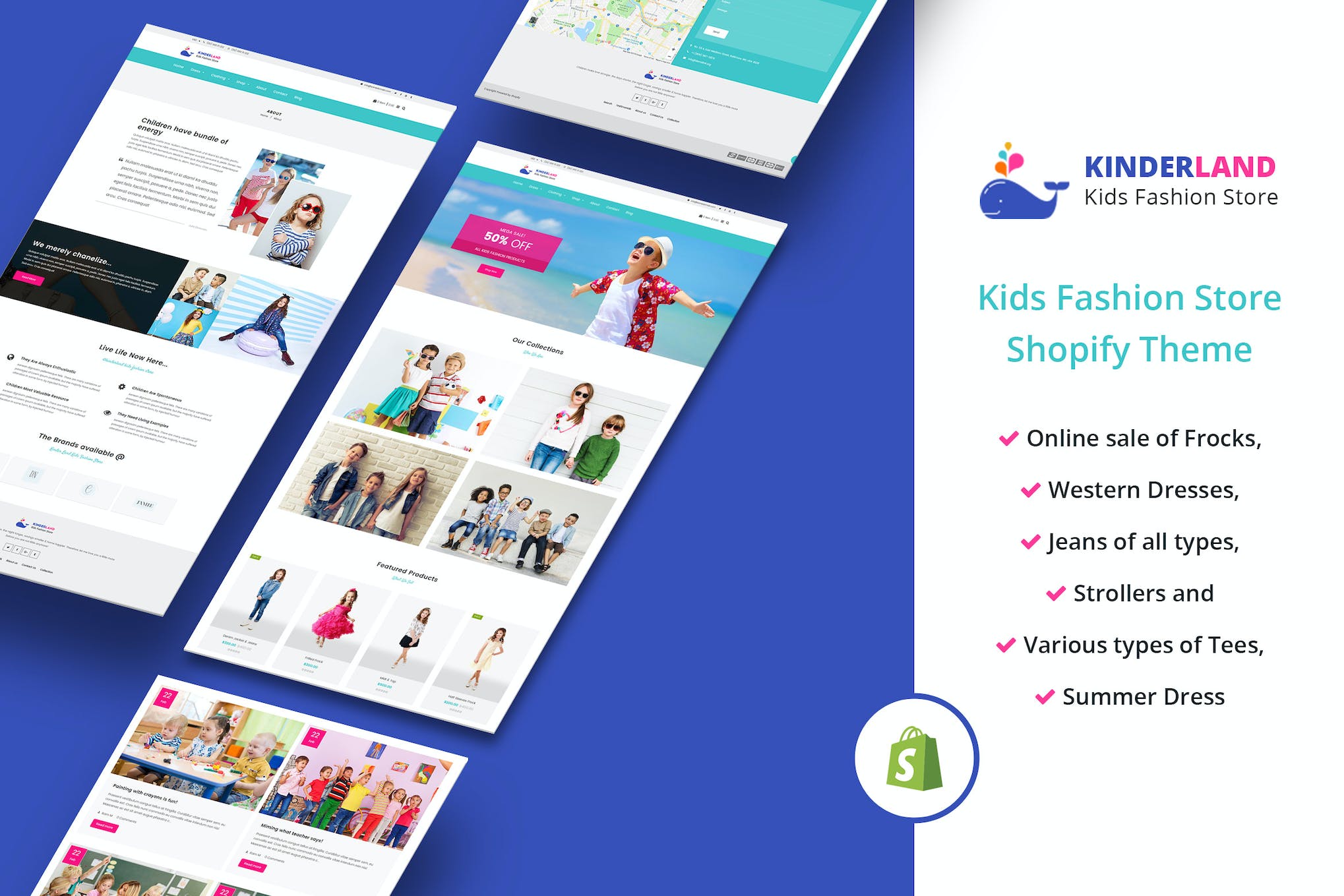 Kinder land – Kids Fashion Store Shopify Theme