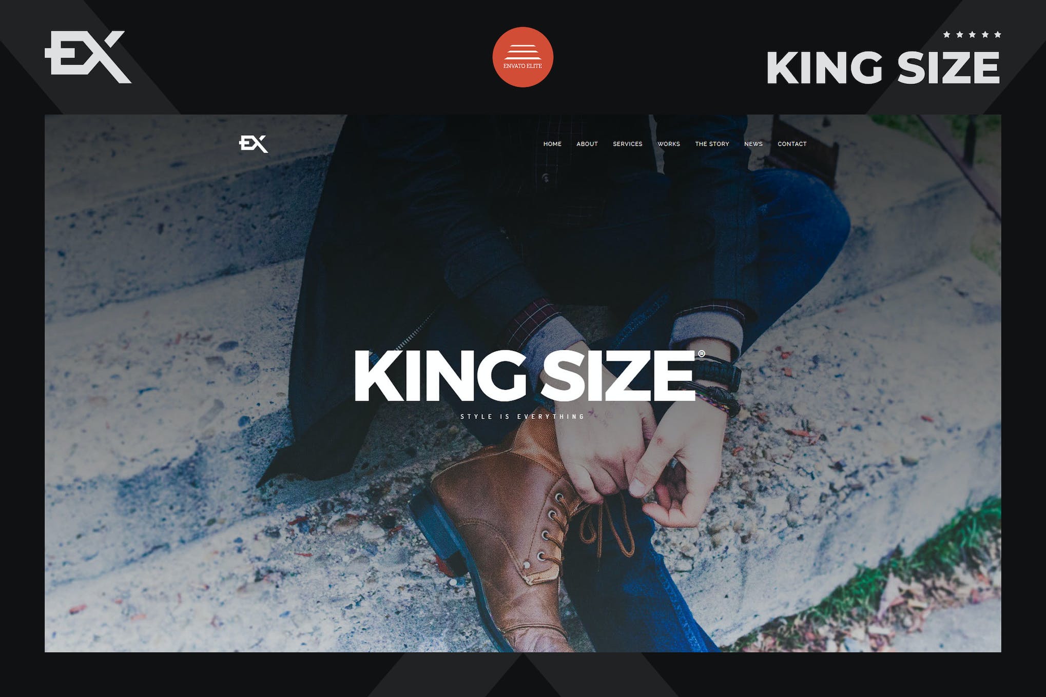 King Size – Creative Portfolio Template