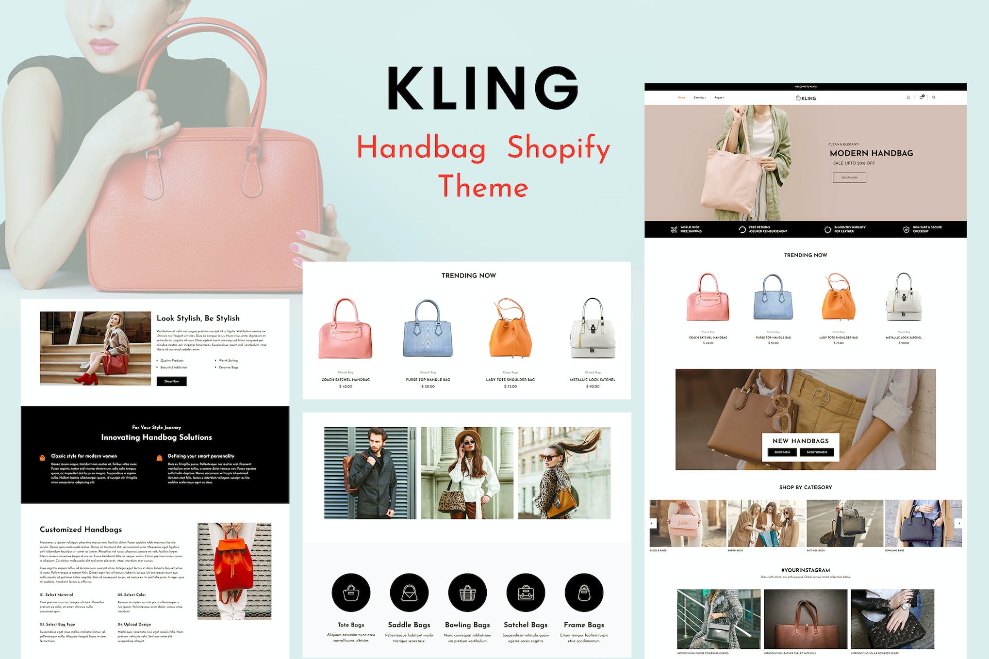 Kling – Bags, shoes Fashion Store Shopify Theme