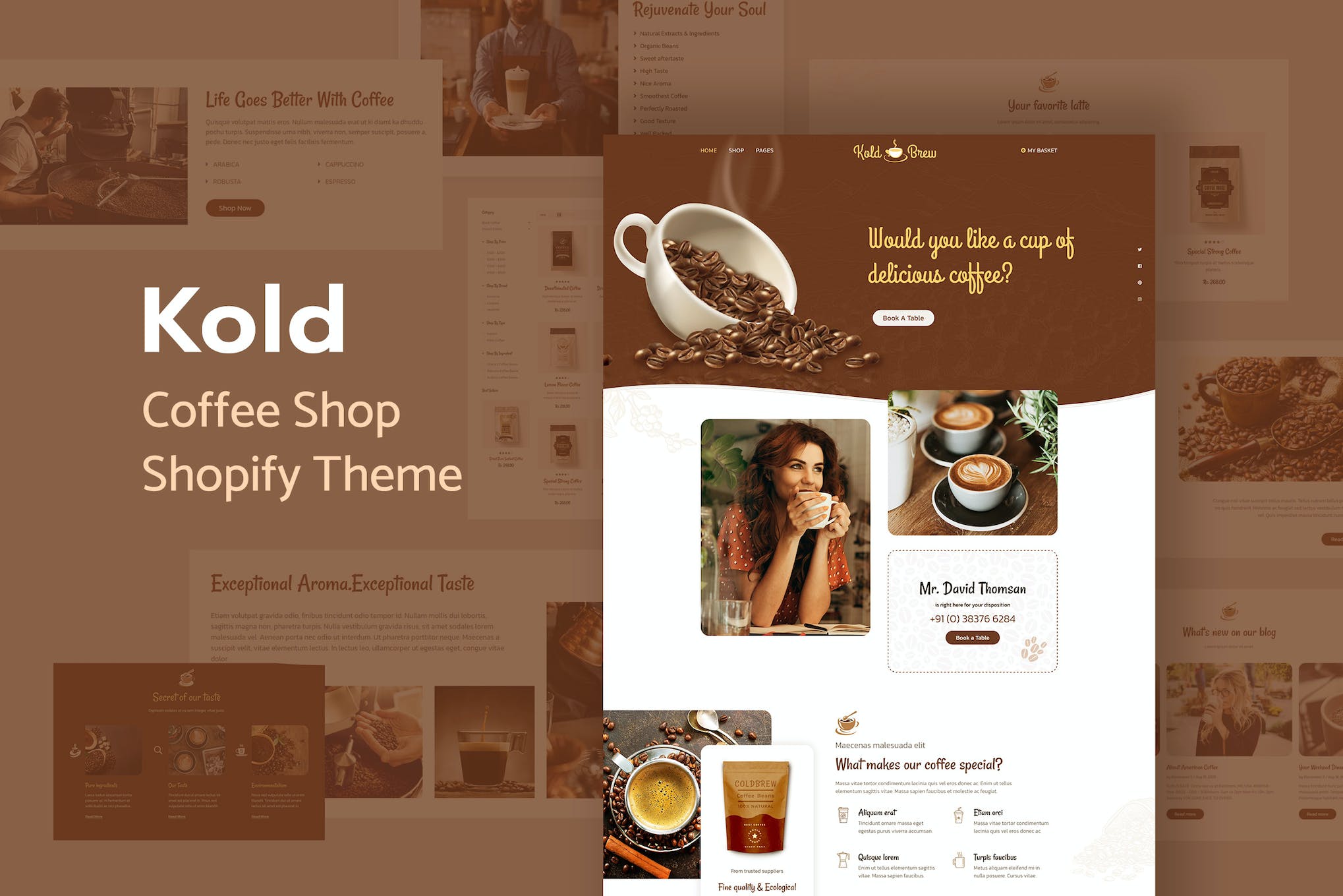 KoldBrew – Bakery Tea, Coffee Shop Shopify Theme