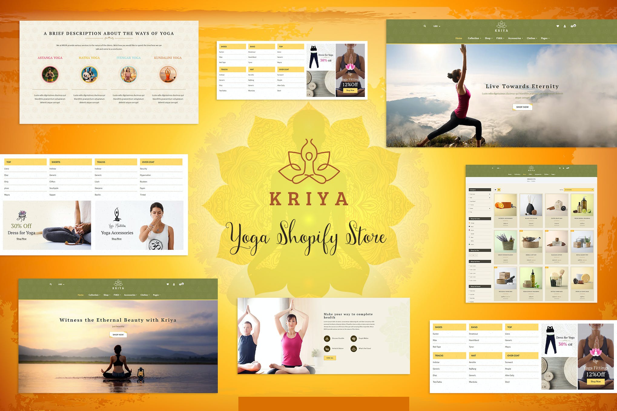 Kriya – Yoga Shopify Store, Pilates Shop Theme