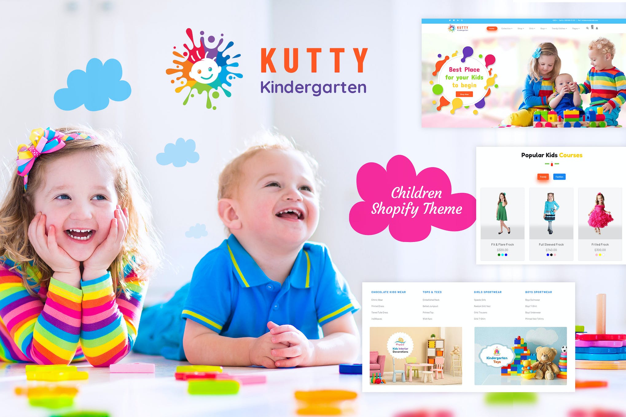 Kutty Kids | Children Shopify Theme