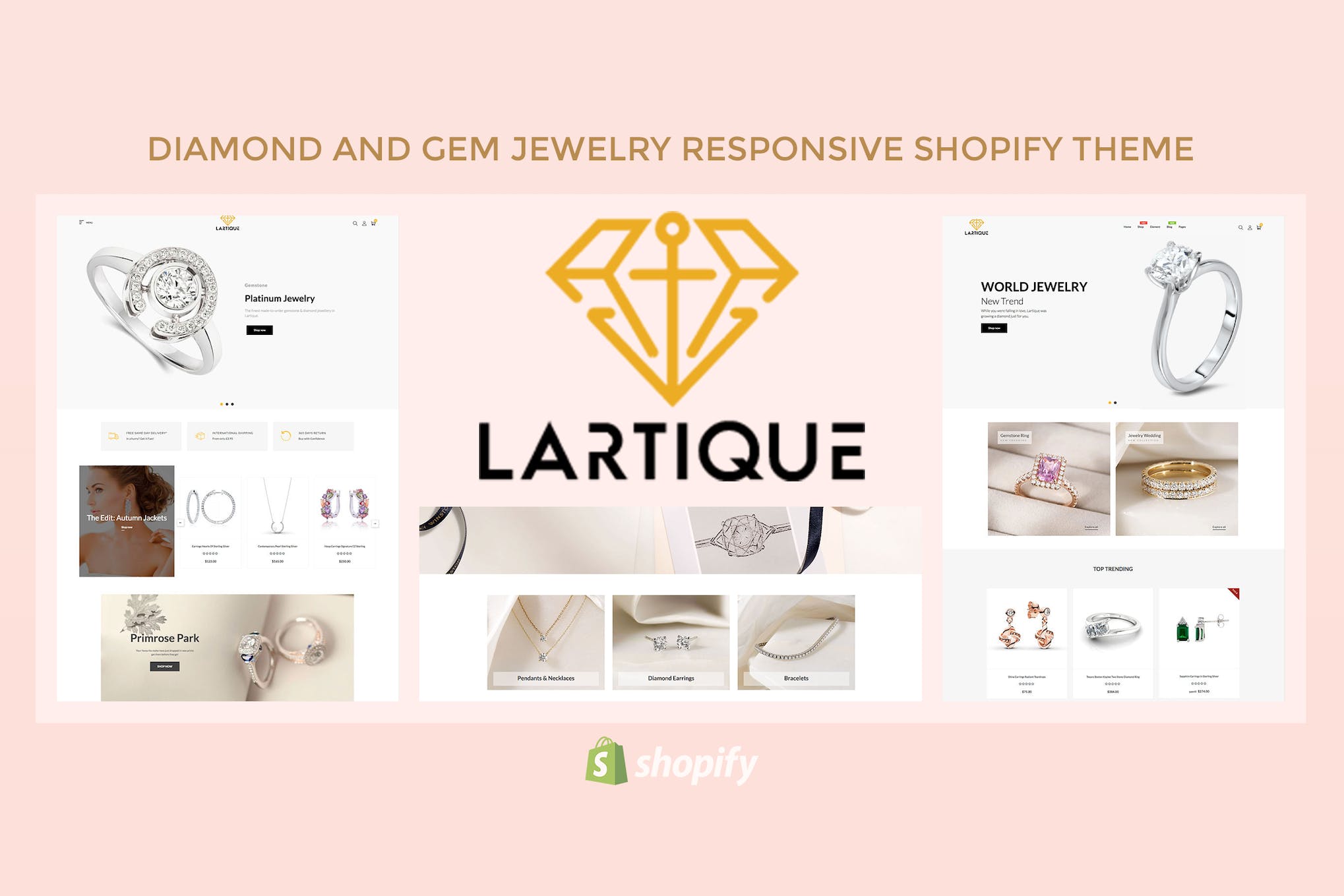 Lartique – Diamond And Gem Jewelry Shopify Theme