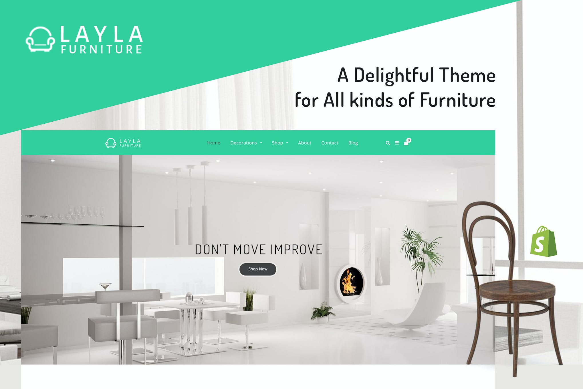 Layla – Furniture Shopify Theme