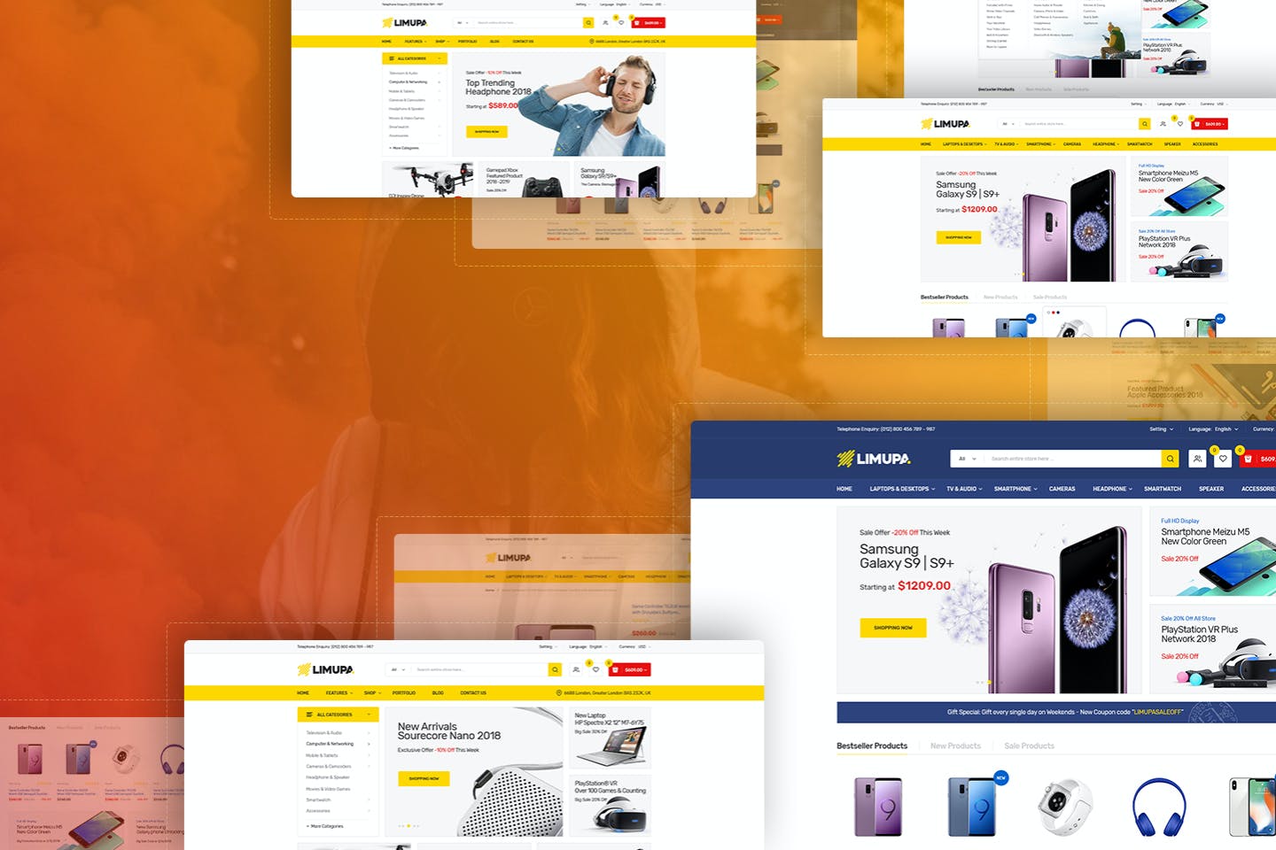 Limupa – Electronics, Technology Shopify 2.0 Theme