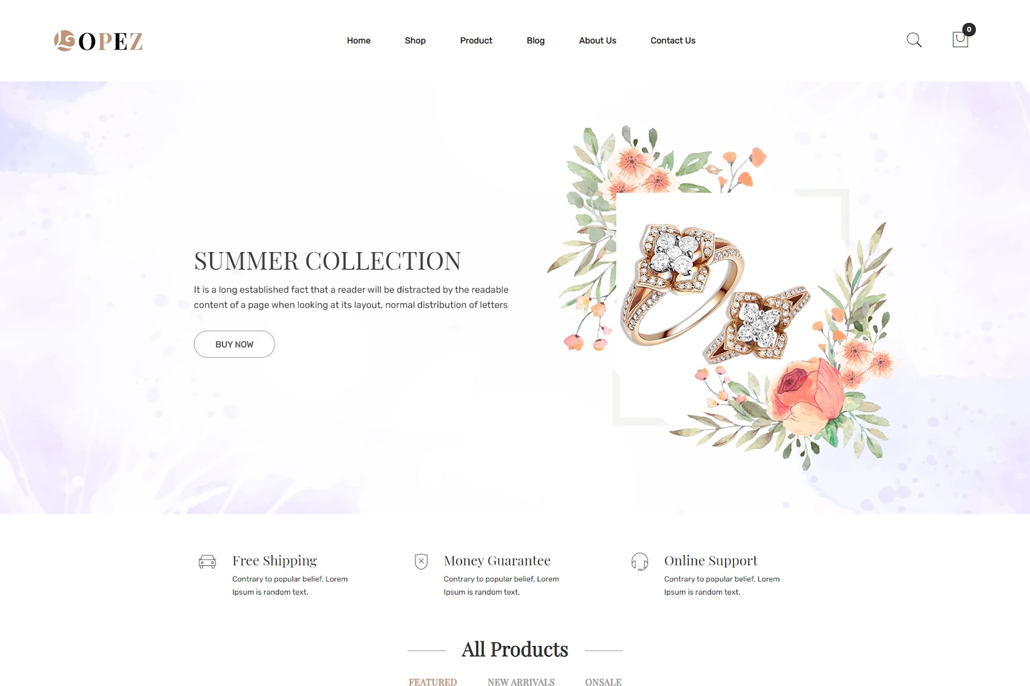 Lopez – Jewelry Shopify Theme